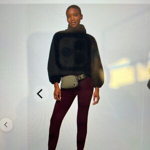 Lululemon warm restore Sherpa pullover